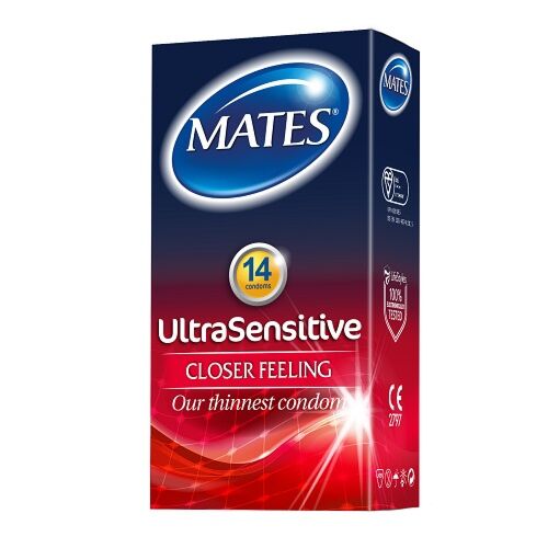 Prezervativ Mates Ultra Sensitive 14 bucăți