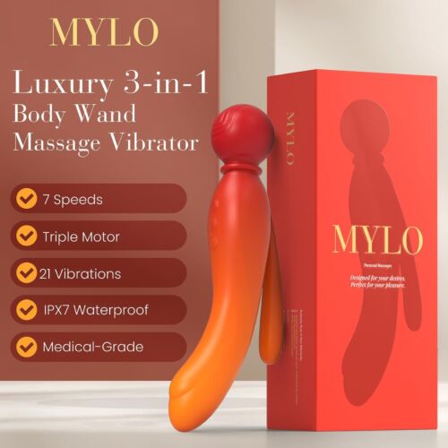 Vibratoare MYLO 3-in-1 Body Wand Massager