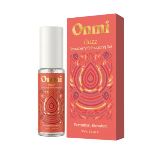 Lubrifiant Onmi Buzz Strawberry 30ml cu efect cald