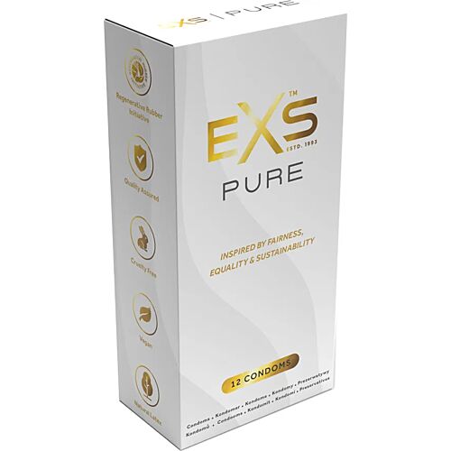 Prezervative Exs Pure 12's - Sensatie de piele cu piele