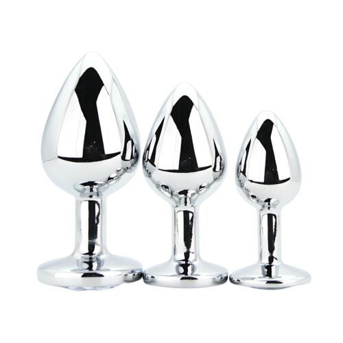 Butt Plugs Toosh Set 3 cu Pietre Clare
