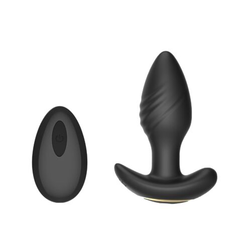 Butt Plug Toosh cu control de la distanță și vibrație
