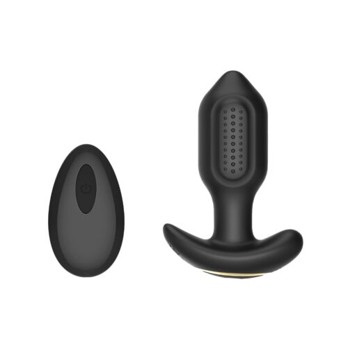 Butt Plug Toosh Remote Controlled 10.5 cm cu vibrații