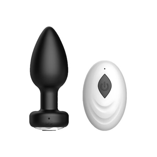 Butt Plug Toosh Remote Controlled 10.5 cm cu vibrații