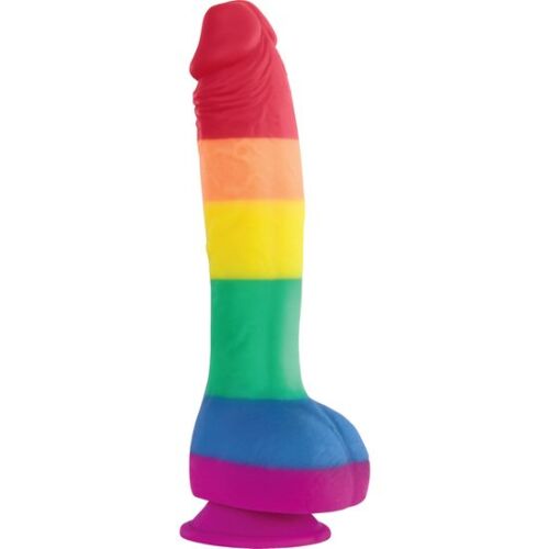 Dildo Colours Pride Edition 21,5cm cu ventuză
