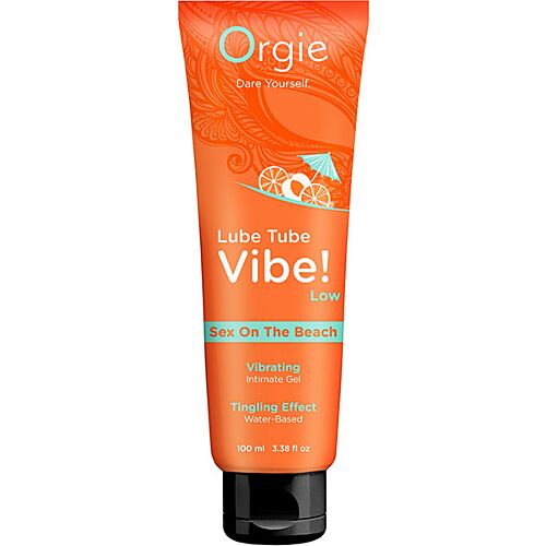 Lubrifiant Orgie LUBE TUBE VIBE SEX ON THE BEACH cu efect vibrant