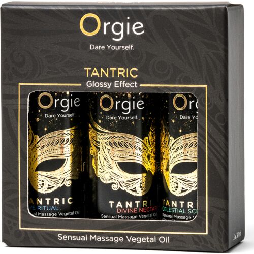 Uleiuri de masaj Orgie Tantric Sensual 3x30ml cu arome intense
