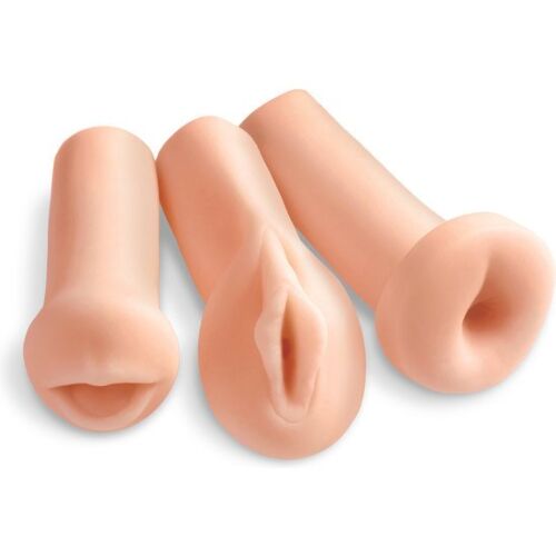 Masturbator EXTREME TOYZ All 3 Holes Kit pentru plăcere variată