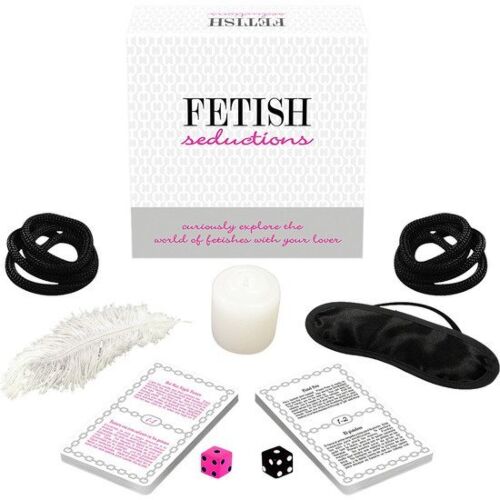 Joc de seducție Kheper Games FETISH SEDUCTIONS cu cărți și accesorii