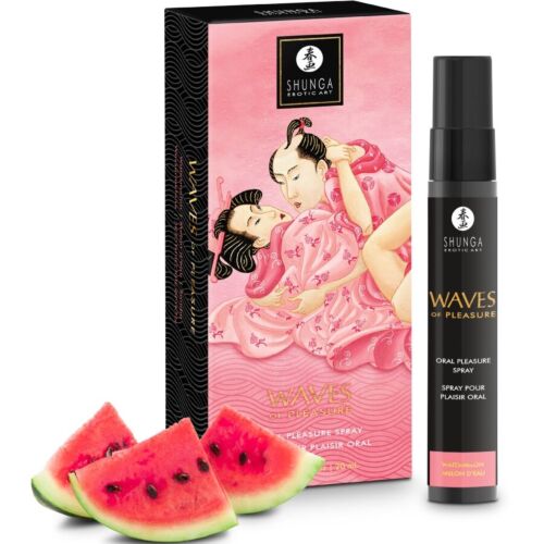 Spray Oral SHUNGA Waves Pleasure cu gust de pepene verde