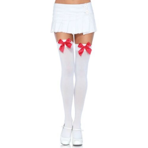 Ciorapi a la rodilla Leg Avenue cu lazo pentru un look elegant