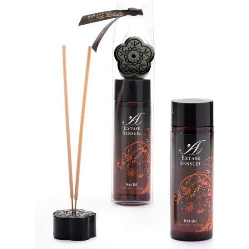 Ulei erotic Extase Sensual cu aromă de ciocolată și portocală