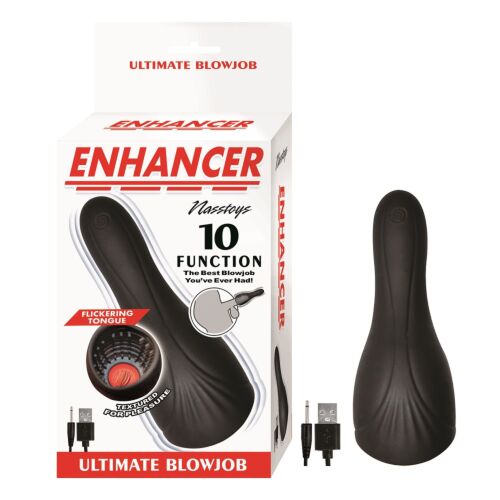 Masturbator Nasstoys Enhancer Ultimate Blow Job cu limbă oscilantă