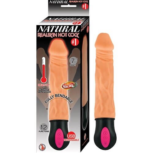 Dildo Nasstoys Realistic Warming 7 inch cu încălzire