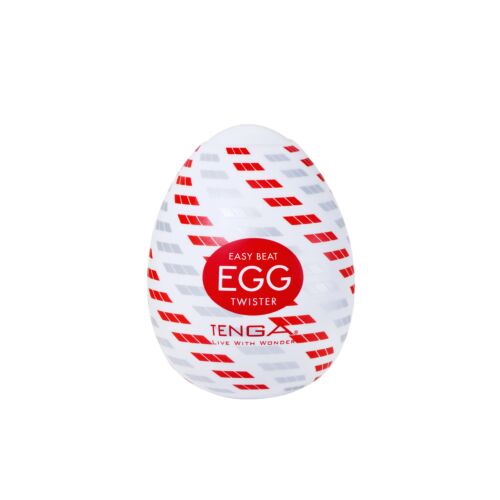 Masturbator Tenga EGG TWISTER cu texturi excitante