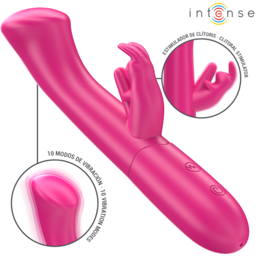 Vibrator INTENSE Julieta 18,6 cm cu 10 vibrații