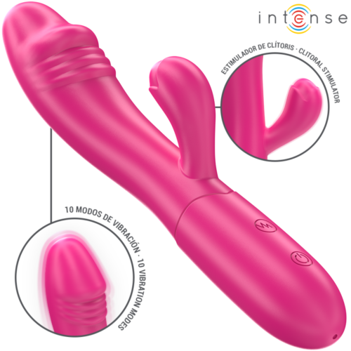 Vibrator INTENSE HIGH TECH IVY cu limbă stimulatoare