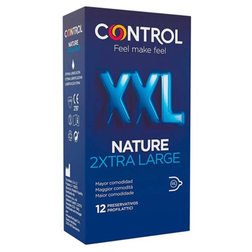 Prezervative Control Nature XXL 12 Uds | Lățime crescută