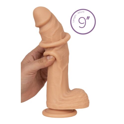 Dildo S Pleasures Realistic DAVID 9" cu ventuză