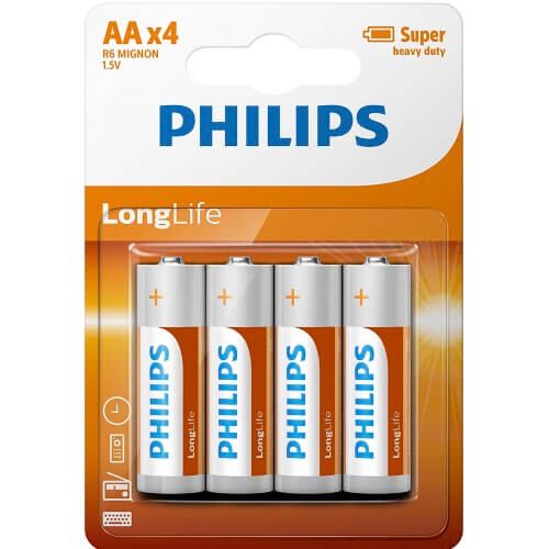 Baterii AA Philips 4 Pack