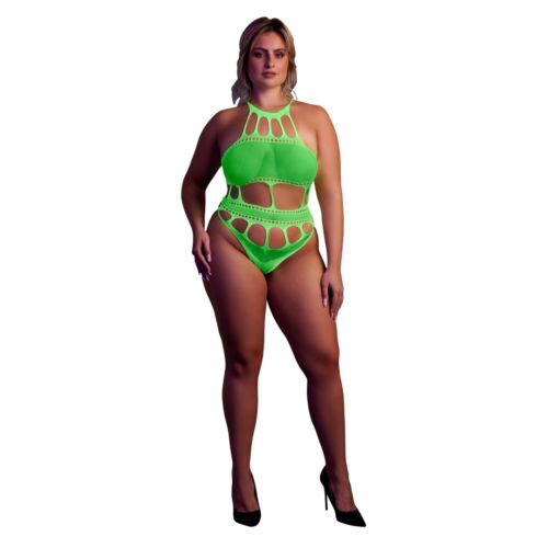 Costum de corp Shots Toys Cut Out Thong Plus Size