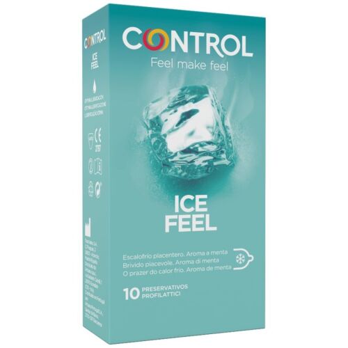 Prezervative Control Ice Feel Efect de Rece 10 bucăți
