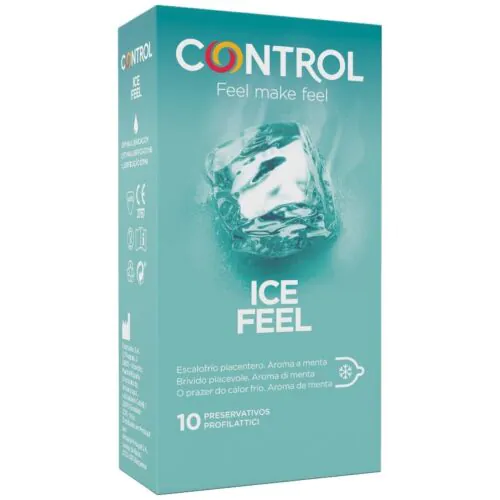 Prezervative Control Ice Feel Efect de Rece 10 bucăți