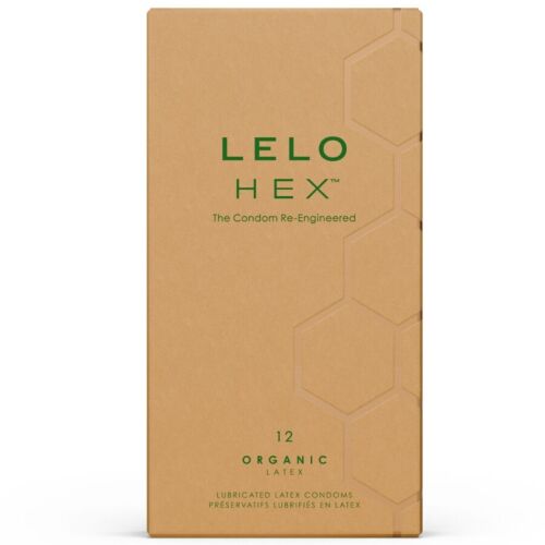 Prezervative LELO HEX Organic cu latex organic și L-arginină