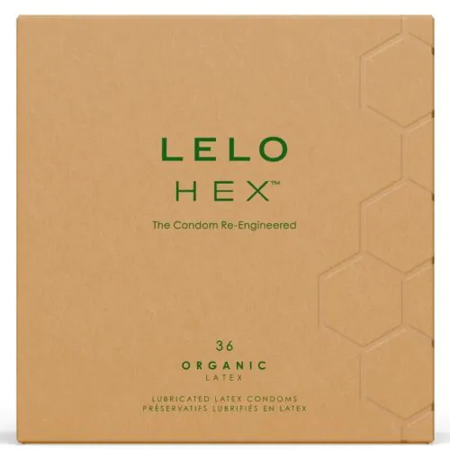 Prezervativ Lelo HEX Organic 36 buc cu L-arginină