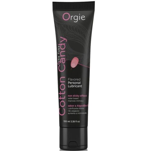 Lubrifiant Orgie Lube Tube Cotton Candy 100 ml cu gust