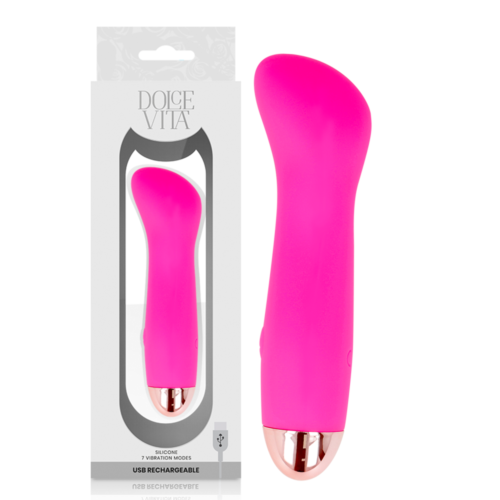 Vibrator DOLCE VITA One Pink cu 7 moduri de vibrație
