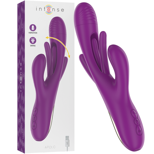 Vibrator INTENSE APOLO cu limbă oscilantă și 7 vibrații