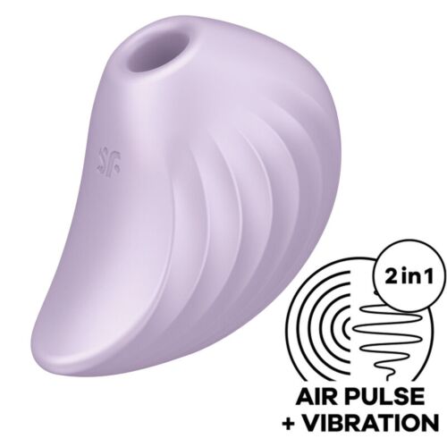 Succionator Satisfyer Pearl Diver cu vibrație intensă