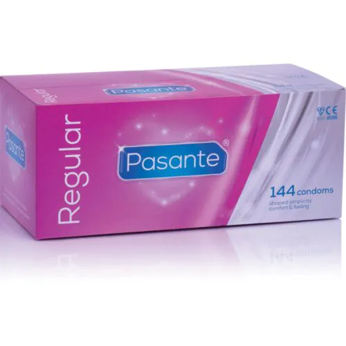 Prezervative Pasante Gama Regular 144 unități cu conicitate ușoară