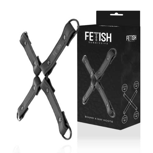 Cătușe FETISH SUBMISSIVE din piele vegană pentru BDSM