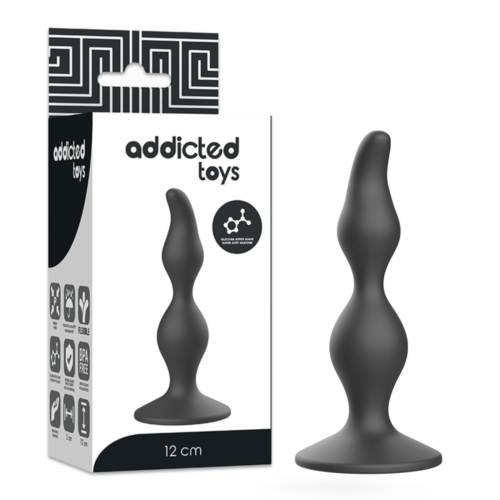 Plug Anal Addicted Toys 12 cm cu bază de susținere