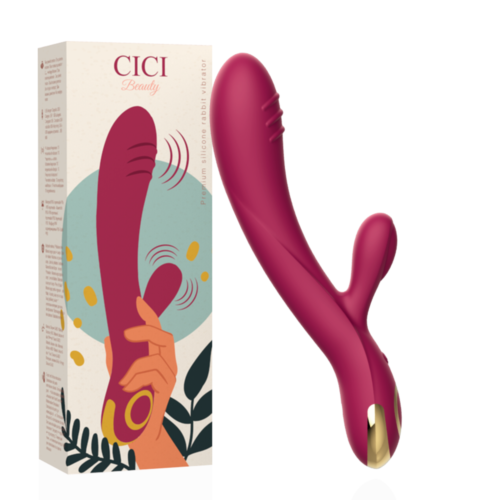 Vibrator CICI BEAUTY Rabbit cu două motoare