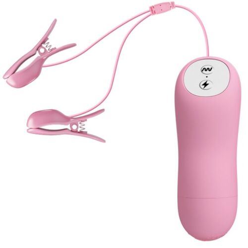 Clești Vibratori BAILE Romantic Wave cu Vibrație și Electroșoc