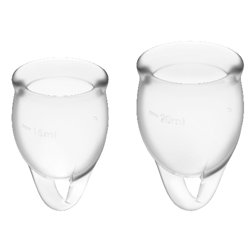 Cupă Menstruală SATISFYER Feel Confident 15 și 20 ml