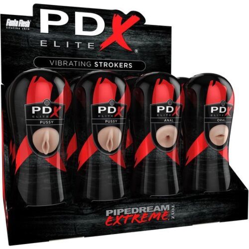 Set de masturbatori PDX ELITE 12 unități cu vibrație
