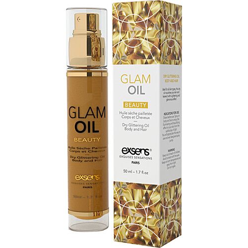 Ulei cosmetic Exsens Glam Oil 50 ml cu strălucire subtilă