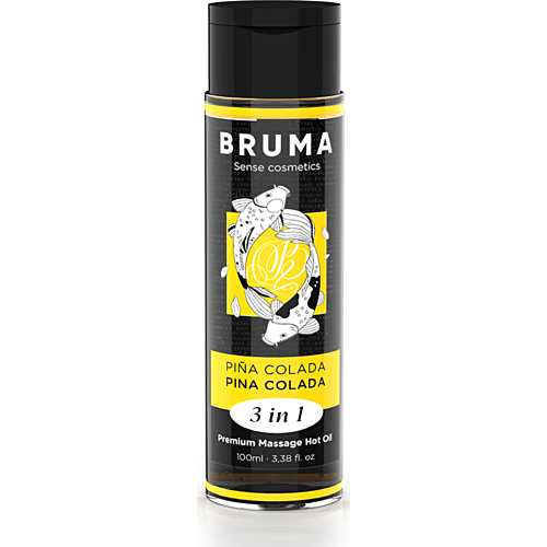 Ulei de Masaj BRUMA Piña Colada cu Efect de Căldură