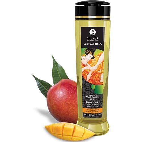 Ulei de masaj Shunga Mango 240 ml | Experiență senzorială