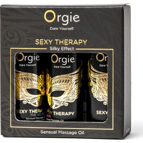 Uleiuri de masaj Orgie Sexy Therapy 3x30ml cu arome diverse