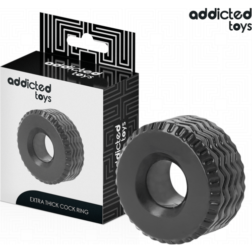 Inel ADDICTED TOYS EXTRA THICK pentru control și confort