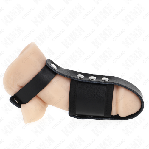 Inel Penis KINK RING POWER tip Cușcă cu curele ajustabile