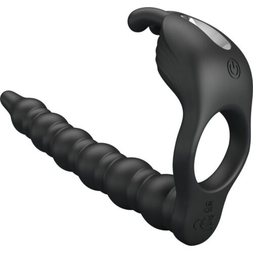 Inel Penis Pretty Love Blackney cu Plug Vibrator
