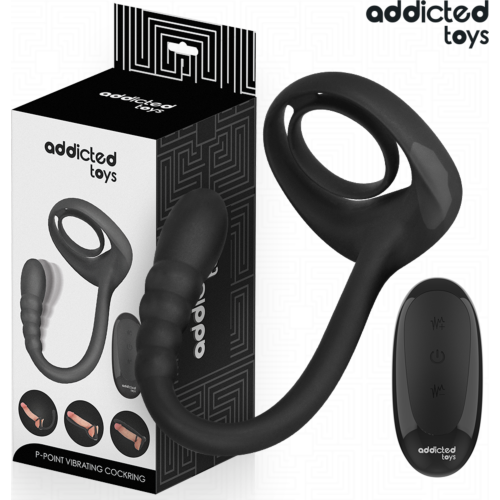 Inel Vibrator ADDICTED TOYS Punto·P cu control de la distanță