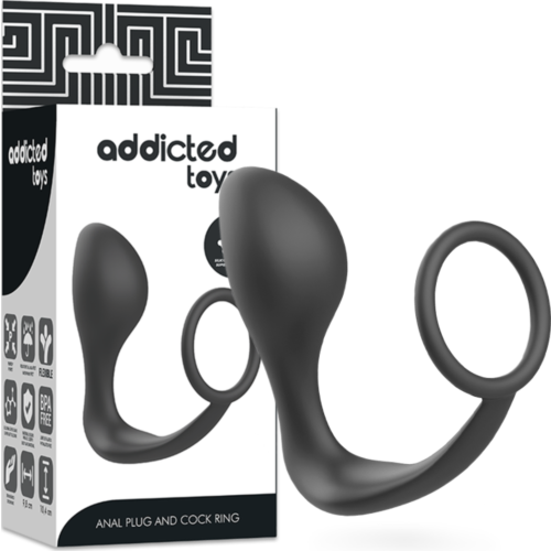 Plug Anal ADDICTED TOYS cu Inel de Silicona
