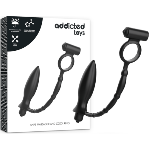 Plug Anal ADDICTED TOYS cu Anel Vibrator pentru Începători